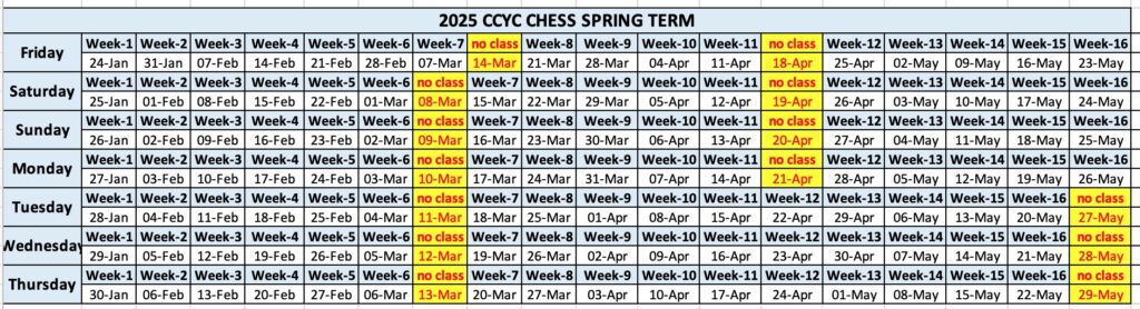 Canada Chess Youth Club